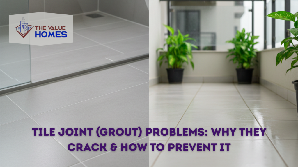 Tile joint grout problems
