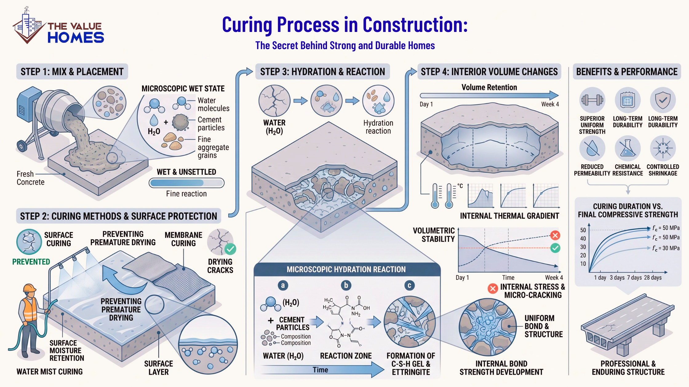 Curing Process in Construction
